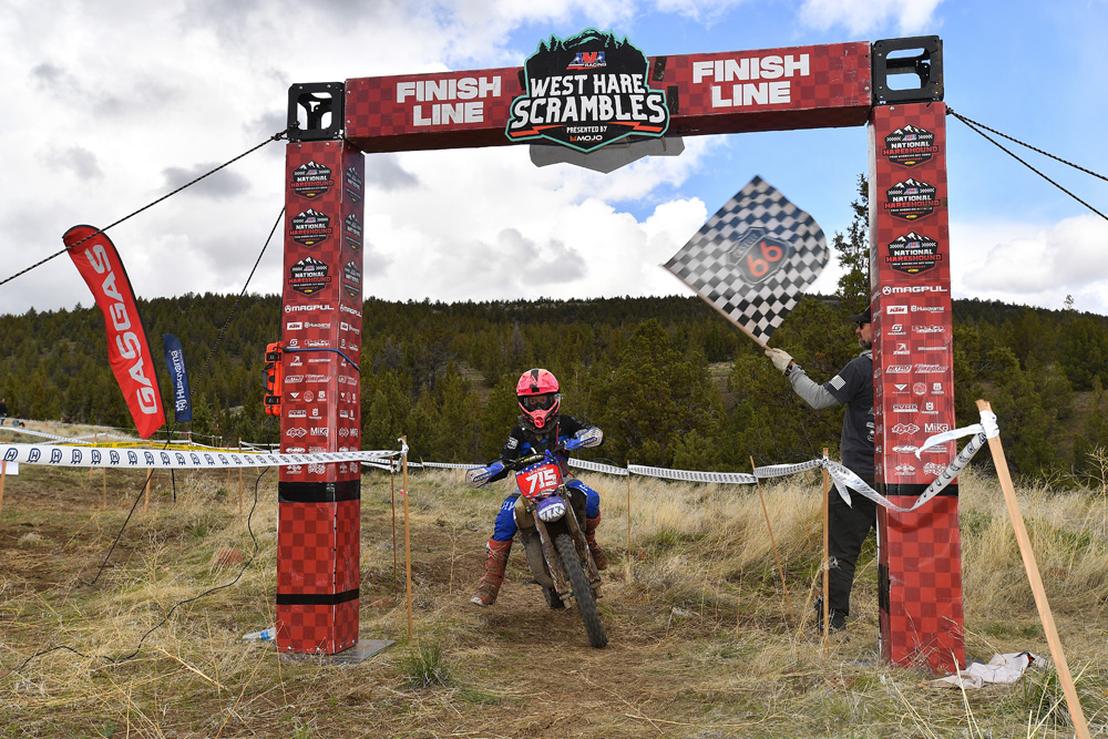 Lowe Lord at 2023 Desperado West Hare Scrambles