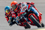 Marquez brothers wearing Shoei X-Fifteen Helmet