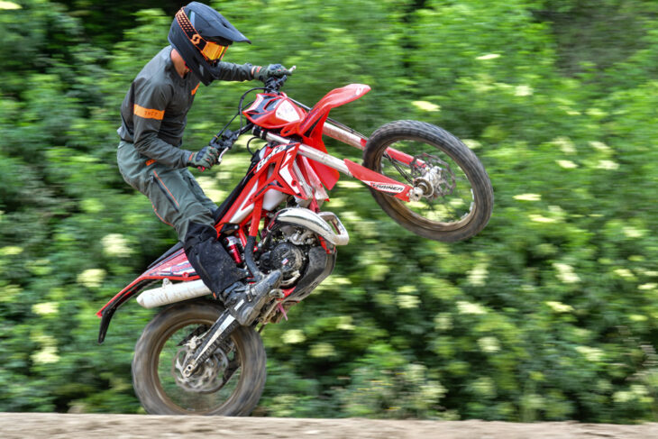 2023 Beta Xtrainer wheelie