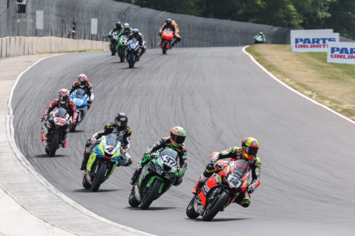 2023 MotoAmerica Road America Results Xavi Fores Sunday Supersport action Brian J Nelson photo BJND6192_P