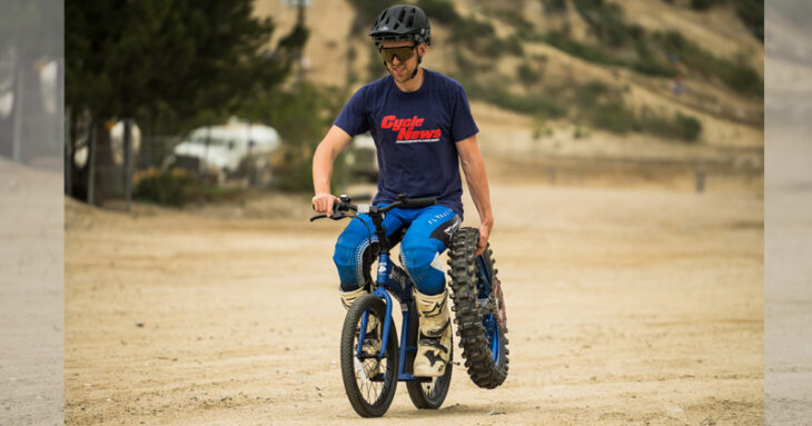 Ryan Nitzen riding JackRabbit Micro eBike