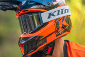 Klim F3 Carbon Pro Off-Road Helmet and Rage Off-Road Goggles