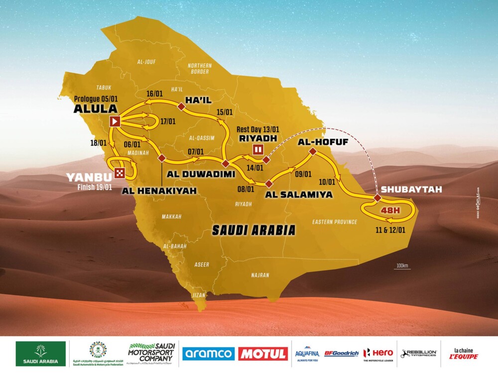 2024 Dakar Rally Route