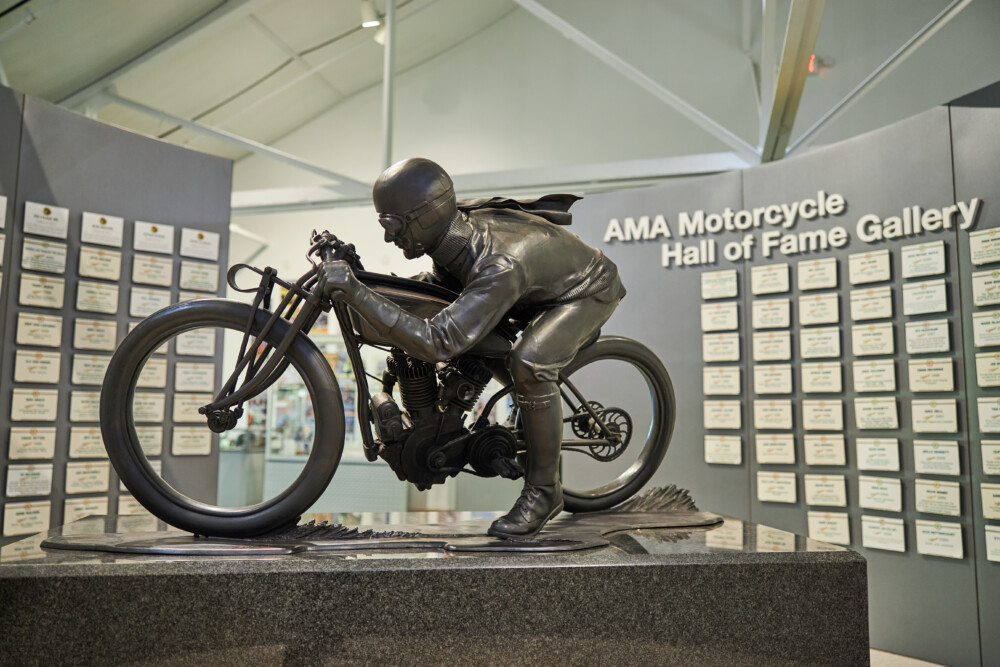 American Motorcyclist Association statue