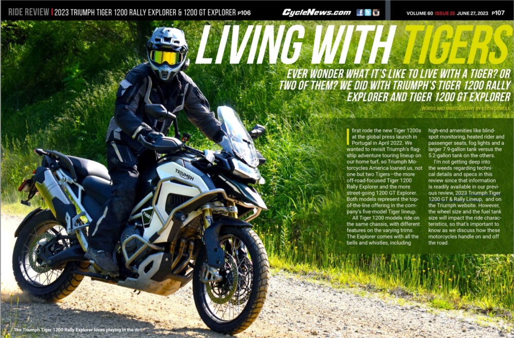 2023 Triumph Tiger 1200 Rally Explorer & Tiger 1200 GT Explorer Review