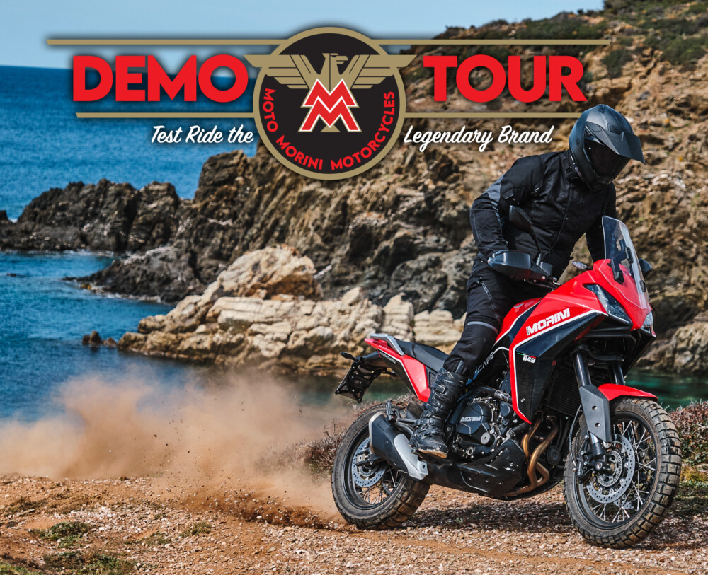 Il giro dimostrativo di Moto Morini si dirige allo Sturgis Motorcycle Rally Il giro dimostrativo di Moto Morini si dirige allo Sturgis Motorcycle Rally