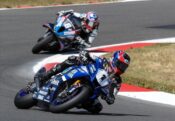 MotoAmerica Superbike racers Jake Gagne (1) Cameron Beaubier (6)