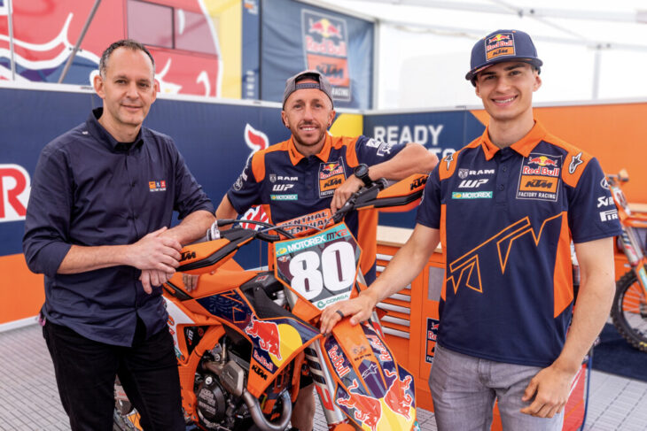 Robert Jonas, Tony Cairoli and Andrea Adamo
