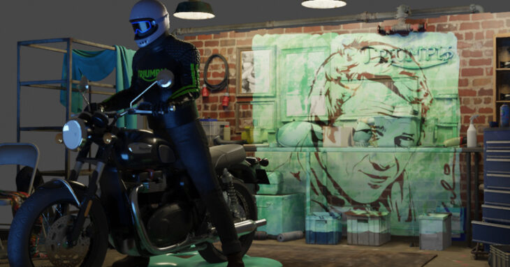 Triumph + Steve McQueen + Michael Kalish Limited-Edition Digital Collectibles