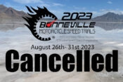 Bonneville Motorcycle Speed Trials 2023 canceled
