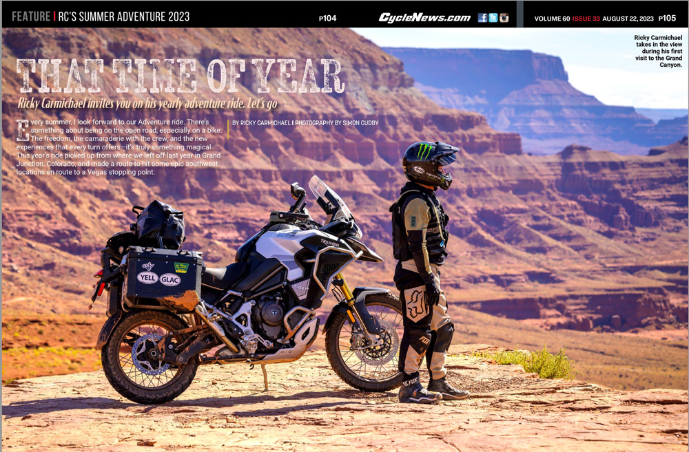 Cycle News Magazine and RC’s Summer Adventure 2023