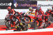 Marco Bezzecchi crash Sprint race Austria GP. Photo Gold & Goose