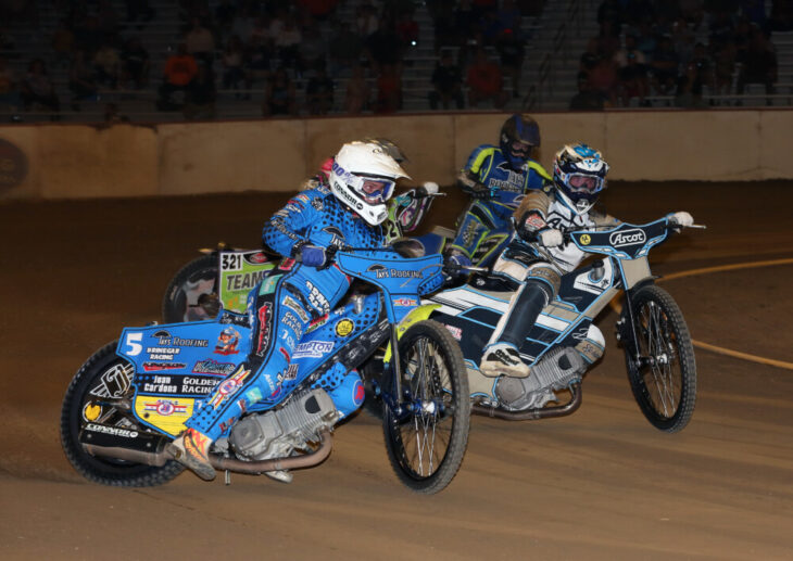 Max Ruml and Broc Nicol at 2023 AMA National Speedway round 2