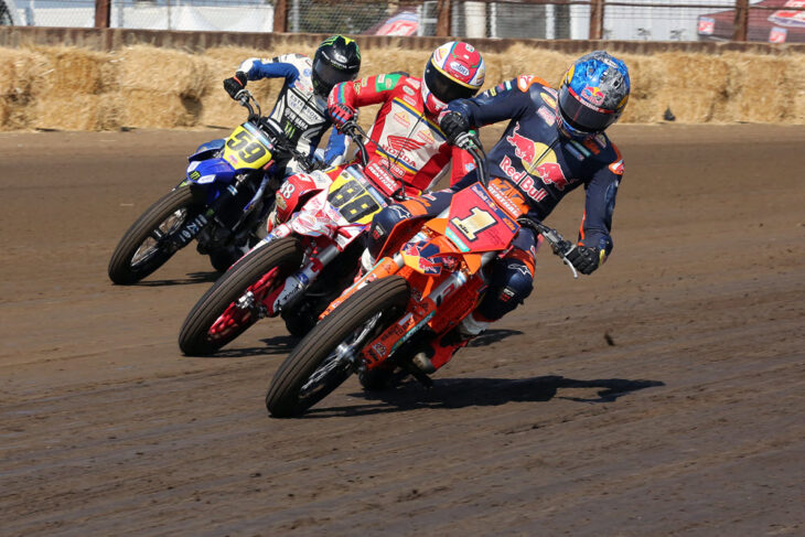 2023 American Flat Track Springfield Miles 5 Kopp_Saathoff_Drane_©MitchFriedmanPhoto_0558