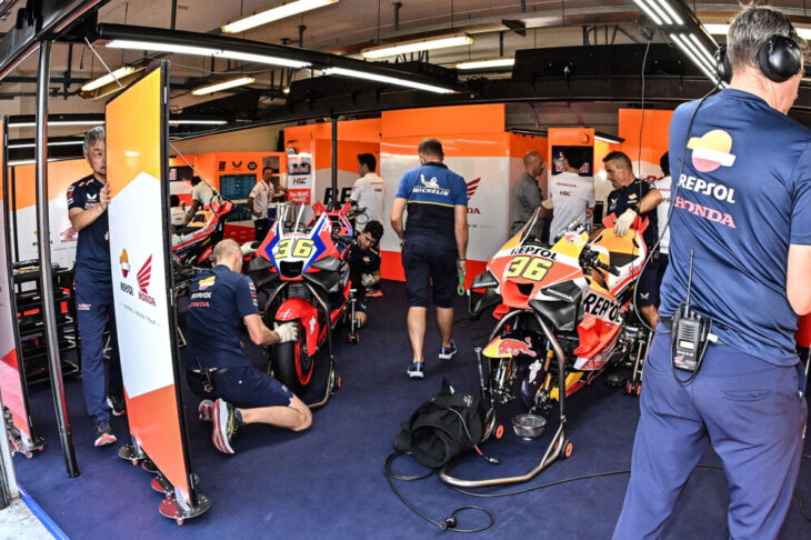 2023 Japanese MotoGP News and Results Honda garage changes