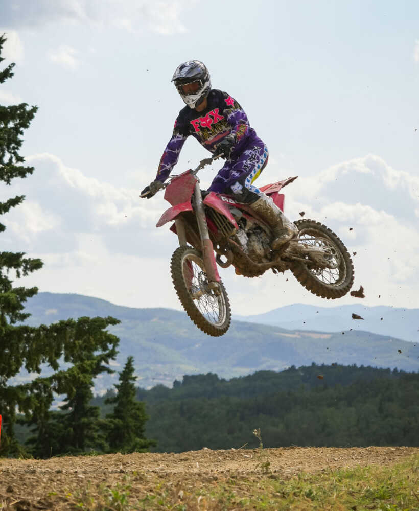 2024 GasGas MC 350F MX bike 2024 GasGas MC 350F jumping
