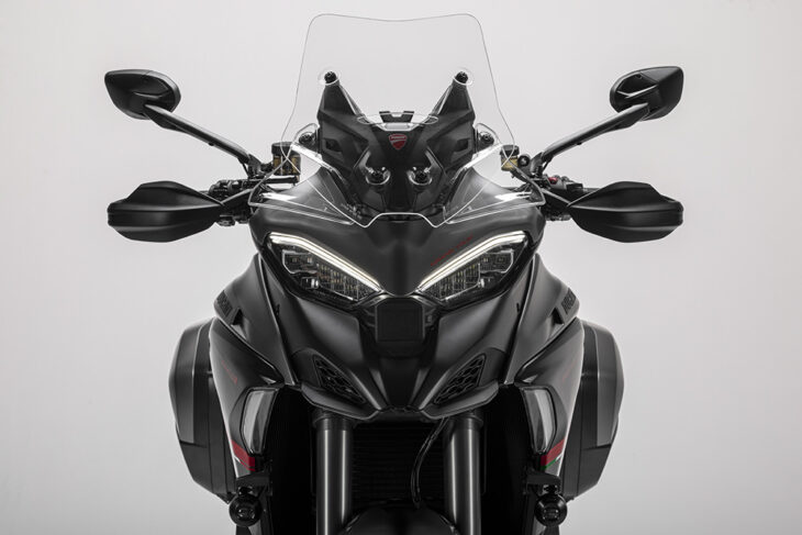 2024 Ducati Multistrada V4 S Grand Tour Specs and Price front left quarter lights