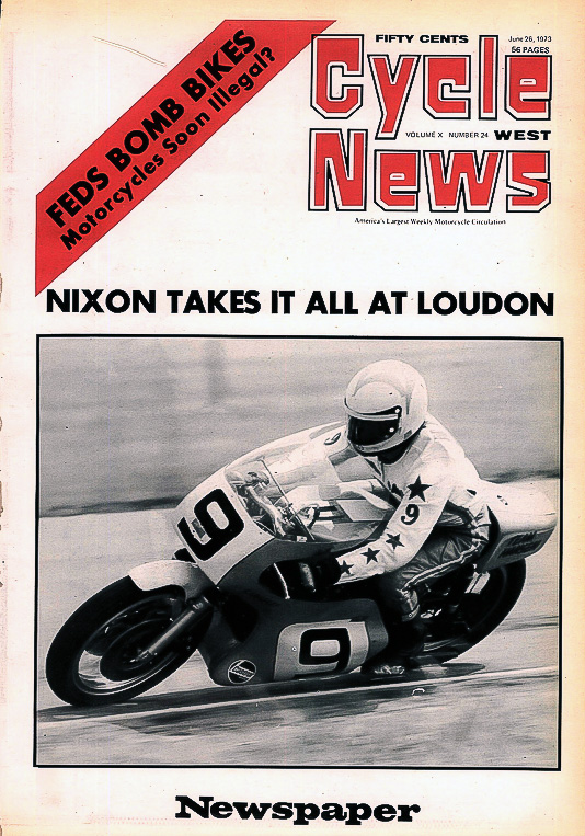 Cycle News Magazine Archives Column Gary Nixon