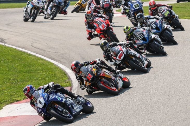 MotoAmerica road racers