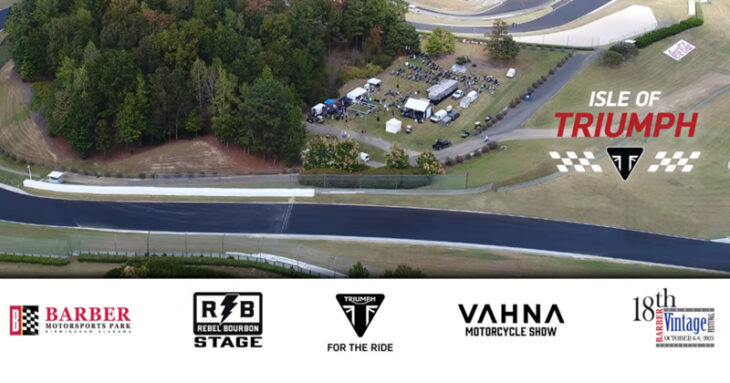 Triumph Brings "Isle of Triumph" to Barber Vintage Festival