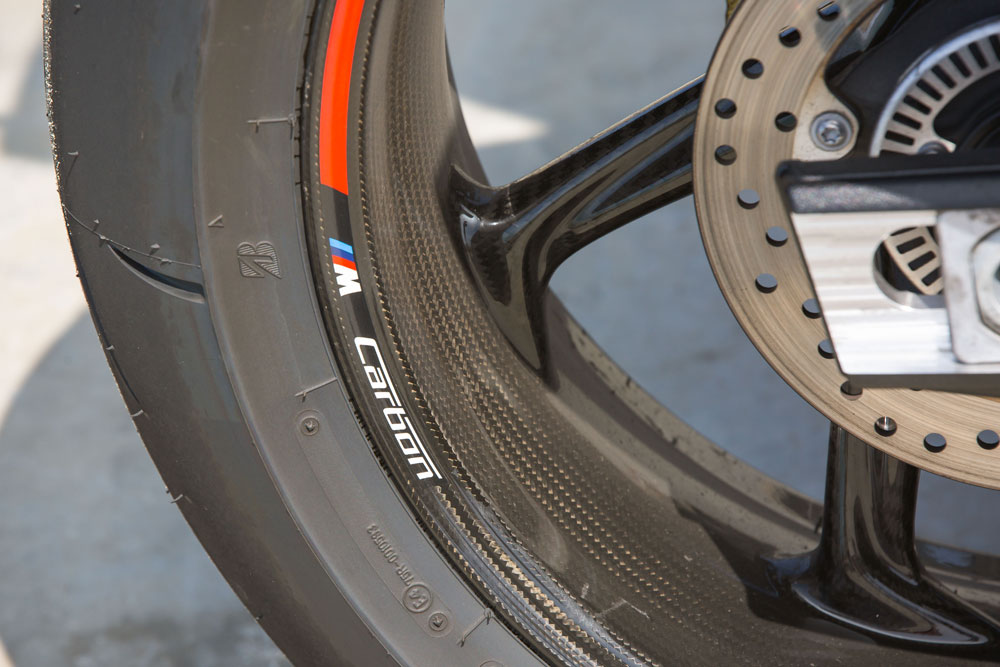 2023 BMW M 1000 R M Competition motorcycle wheel 2023 BMW M 1000 R M Competition carbon-fiber wheel