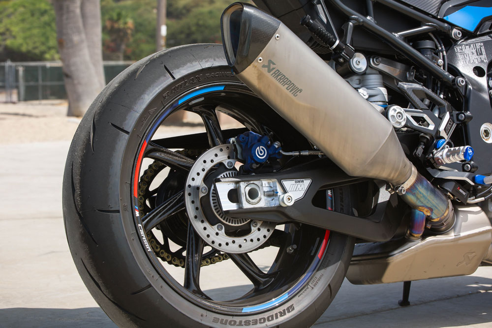 2023 BMW M 1000 R M Competition Akrapovic exhaust 2023 BMW M 1000 R M Competition exhaust