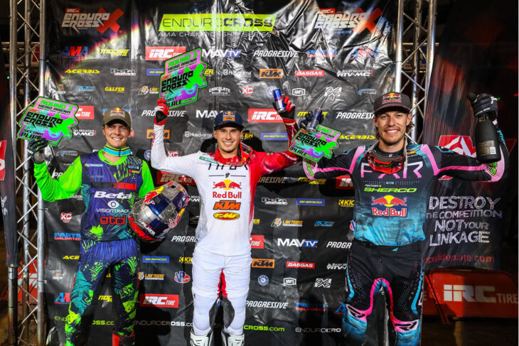 2023 EnduroCross Idaho Results Rounds 3 Pro Podium Trystan Hart-Jonny Walker-Cody Webb