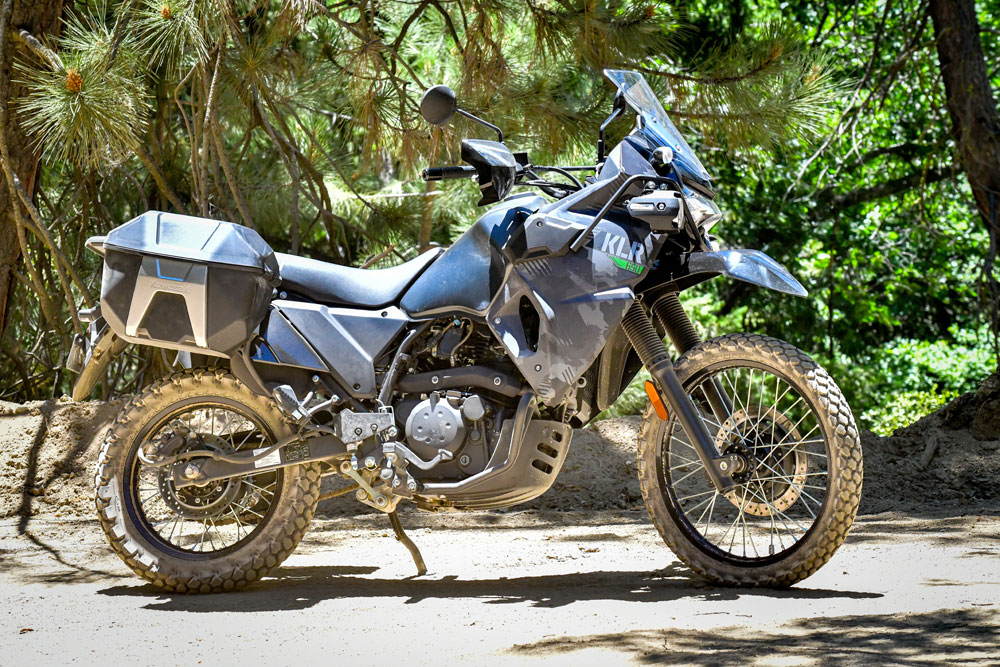 2023 Kawasaki KLR650 Adventure motorcycle right side