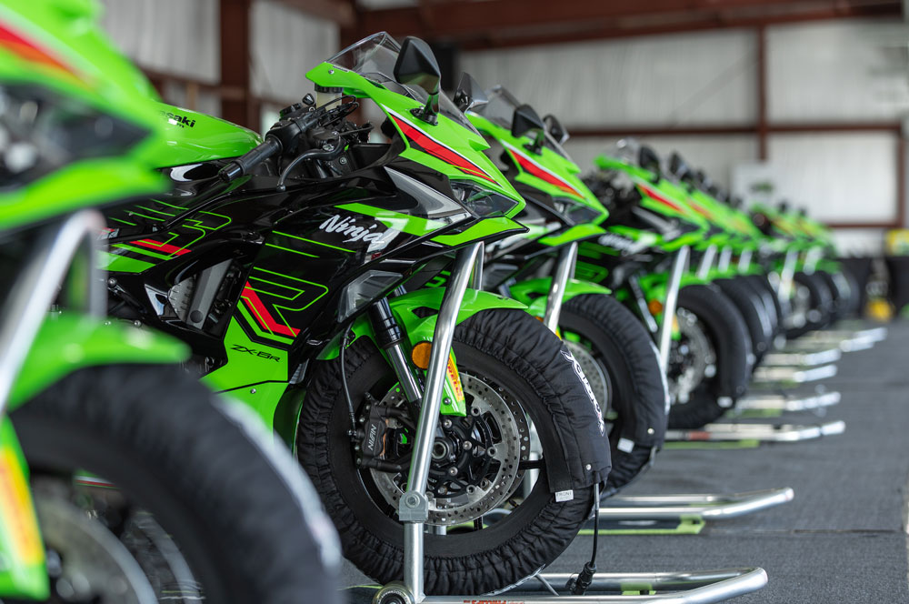 2024 Kawasaki Ninja ZX-6R supersport fleet 2024 Kawasaki Ninja ZX-6R supersport