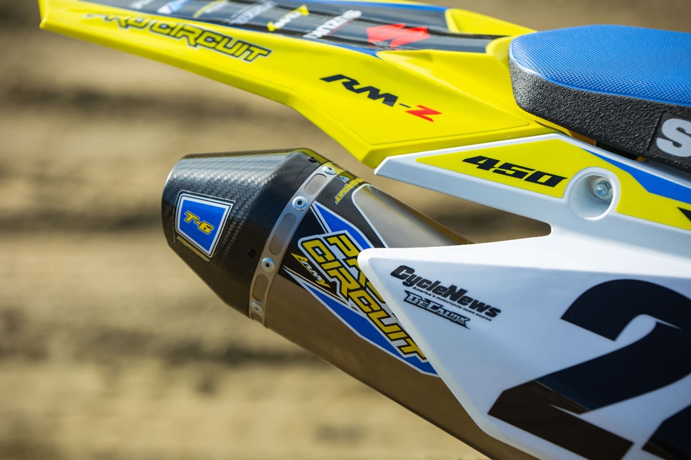 2024 Suzuki RM-Z450 exhaust