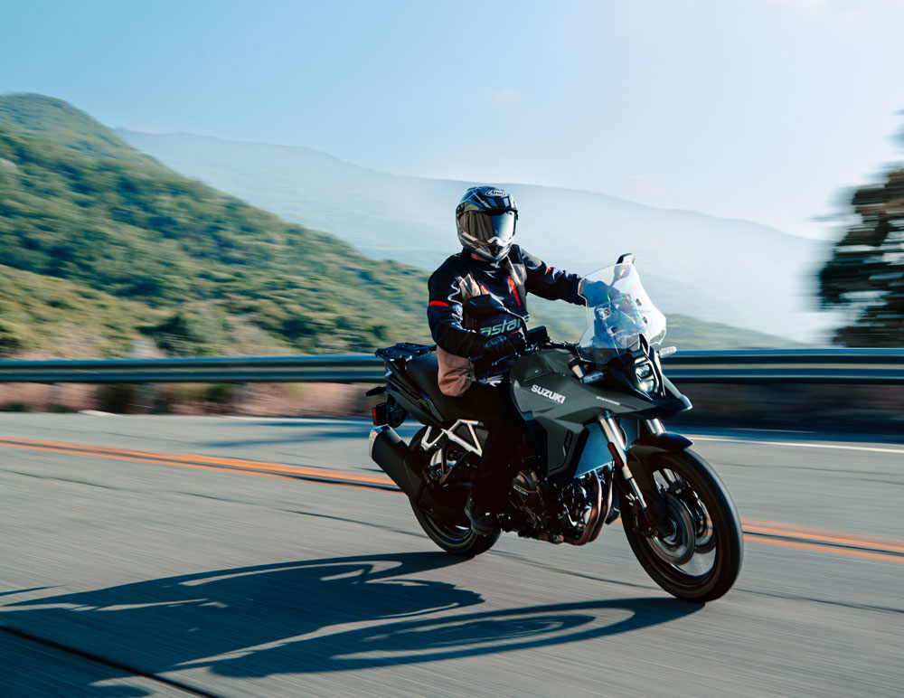 Suzuki V-Strom 800 adventure motorcycle