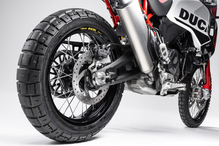 2024 Ducati DesertX Rally Specs and Price rear wheel