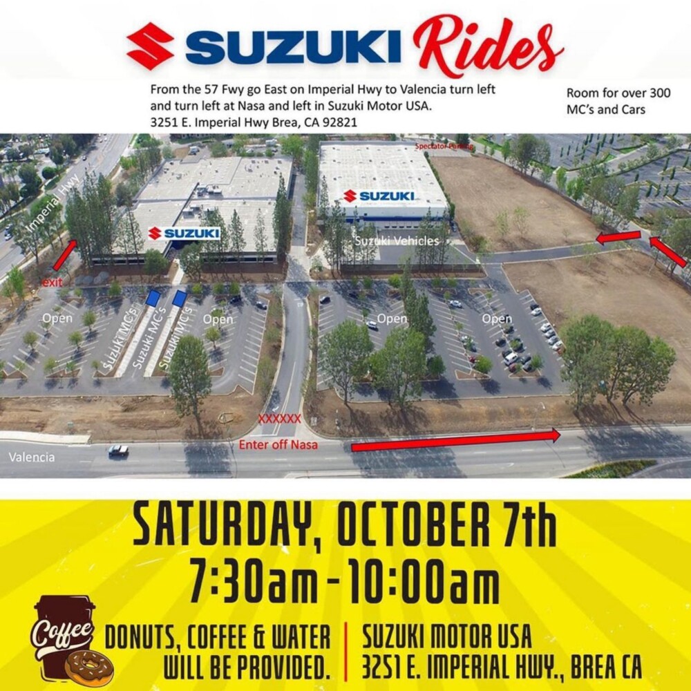 Motorcycles, Cars & Coffee With Suzuki