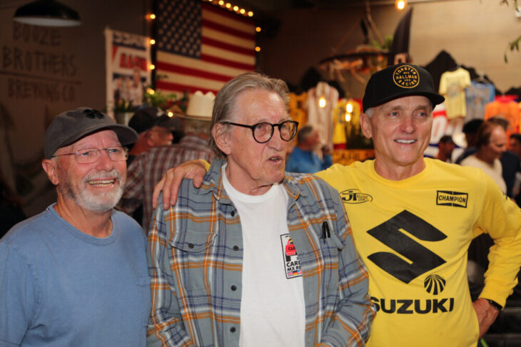 2023 Carlsbad Raceway Reunion Scott Burnworth, Gerritt Wolsink, Pat Alexander Photo by Mitch Friedman
