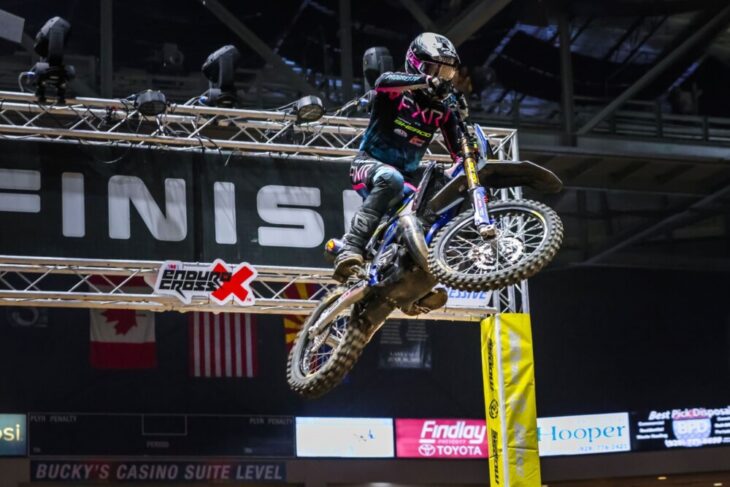 Cooper Abbott in round 2 of EnduroCross. Photo: Jack Jaxson