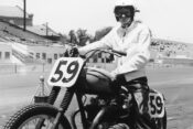 Dirt track legend and long-time Arai Helmet distributor Sammy Tanner