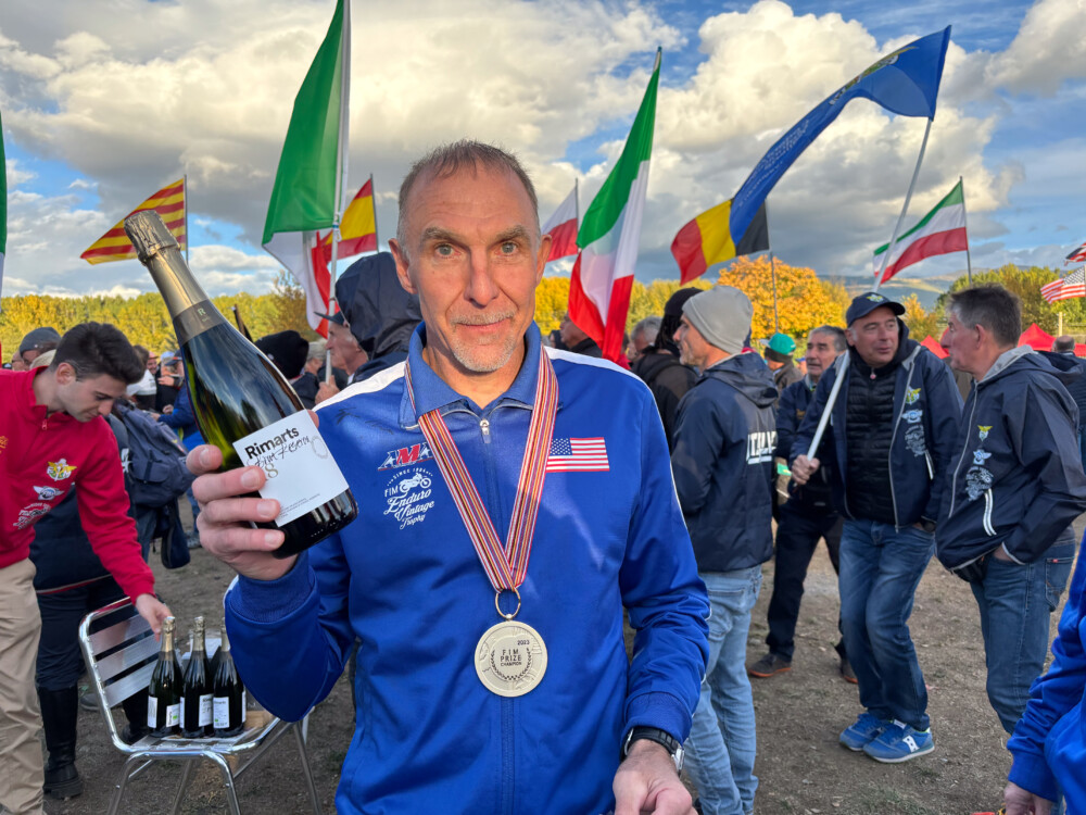 Fred Hoess at 2023 FIM Vintage ISDE