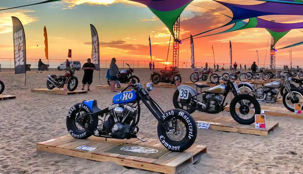 Moto Beach Classic bikes