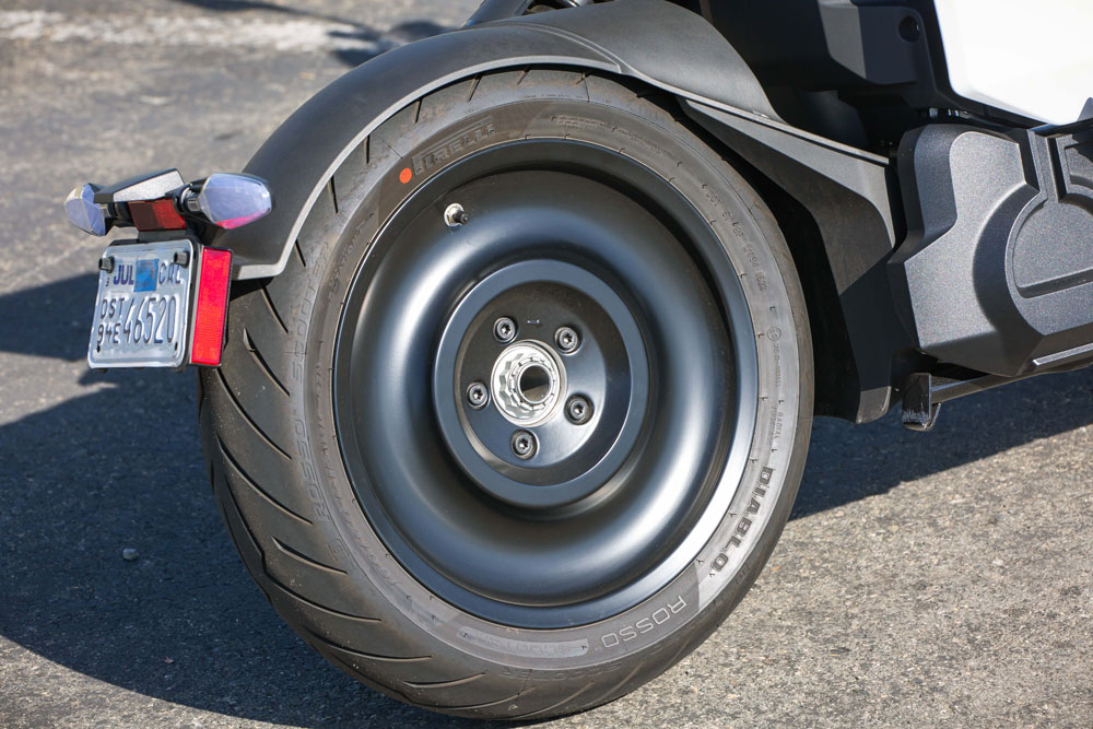 2023 BMW CE 04 scooter rear wheel