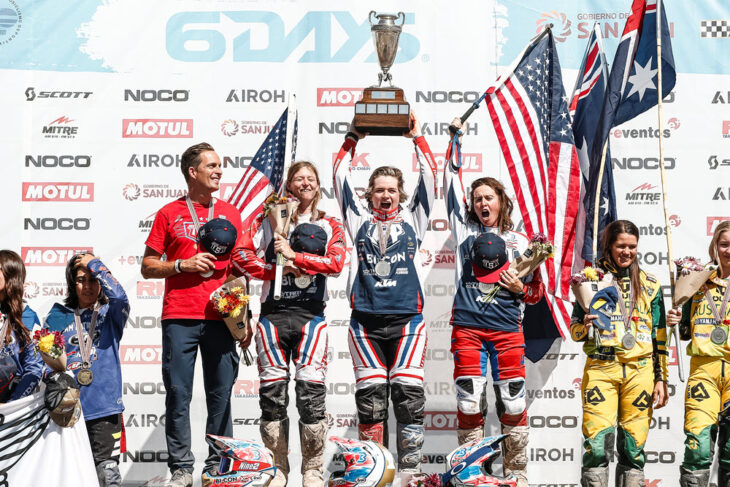 2023-ISDE-Results-day-6-US-World-Womens-Trophy-Team-Podium