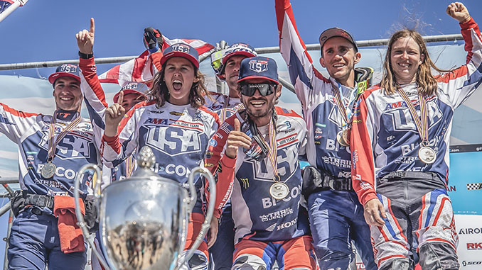 AMA felicita al equipo ISDE de EE. UU. 2023 después de una semana dominante en Argentina