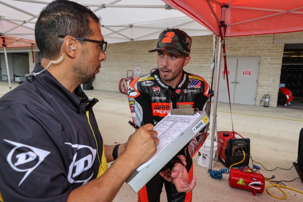 Dunlop Sportmax Slick Testing