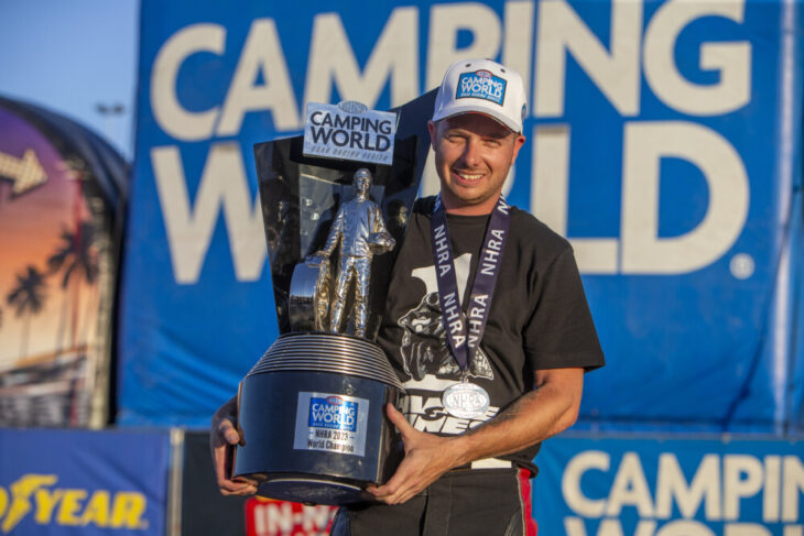 Gaige Herrera at 2023 NHRA Drag Racing Finals