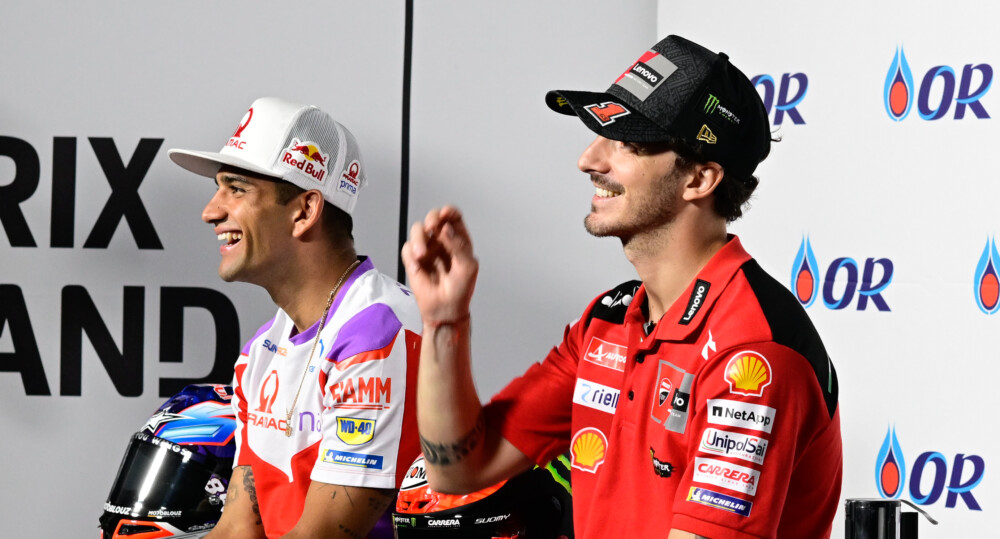 Jorge Martin, Francesco Bagnaia, Thailand MotoGP 26 October 2023