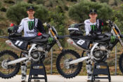 Mikkel Haarup and Camden McLellan Triumph MX2