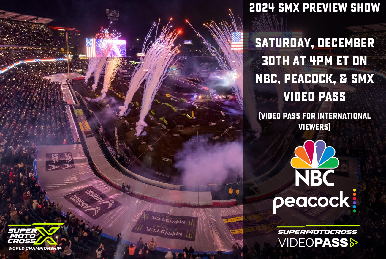 2024 SMX Preview Show December 30 at 4pm ET on NBC & Peacock Cycle News