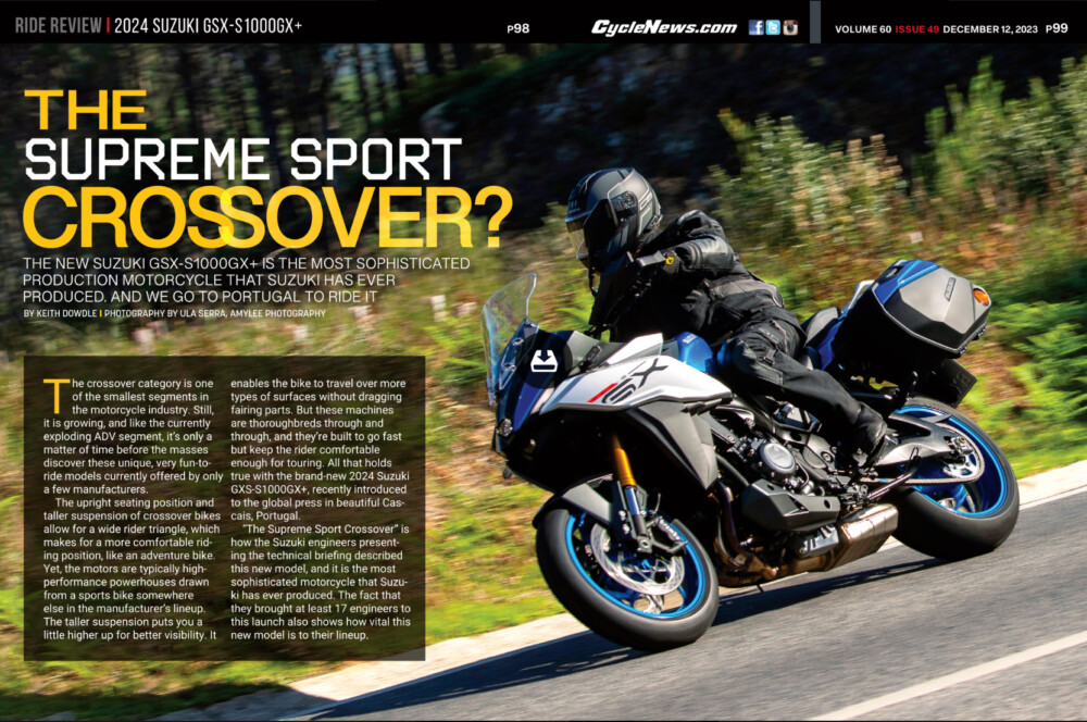 Cycle News Magazine 2024 Suzuki GSX-S1000GX+ Review