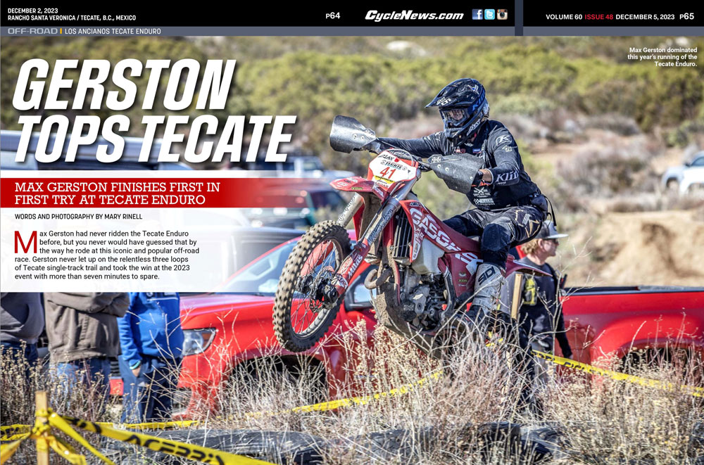 2023 Tecate Enduro Results Cycle News