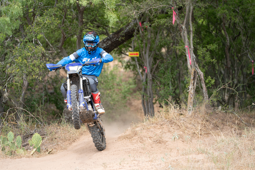 Kit Palmer riding the 2024 Sherco 300 SEF Kit Palmer riding the 2024 Sherco 300 SEF