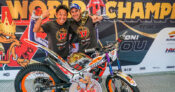 Repsol Honda Trial Team Takahisa Fujinami and Toni Bou